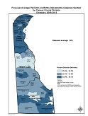 Map: Births delivered by c-section 08-12