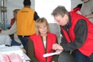 Photos of 2011 Flu Clinic at New Castle Farmers Market.