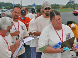 Image of individuals from the community participating in anexercise.