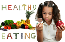 Photo: Internet advertisement promoting healthy eating