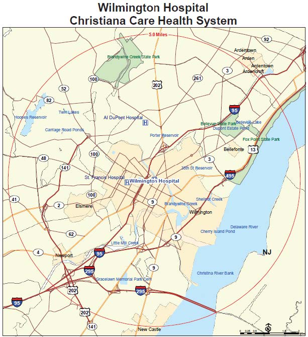 Image:Wilmington Hosp map pdf