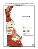 Map: Births delivered by c-section 09-13