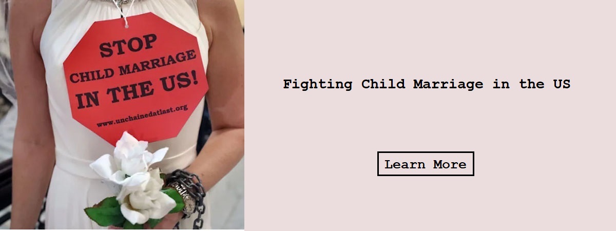 Fighting child marriage in the US