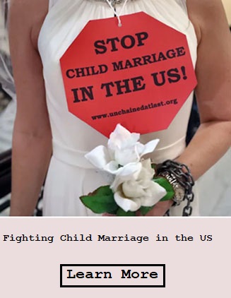  Fighting child marriage in the US
