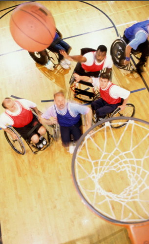 Playing Basketball while in Wheelchair