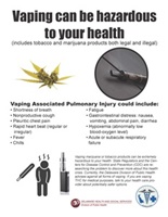 Vaping can be hazardous to your health