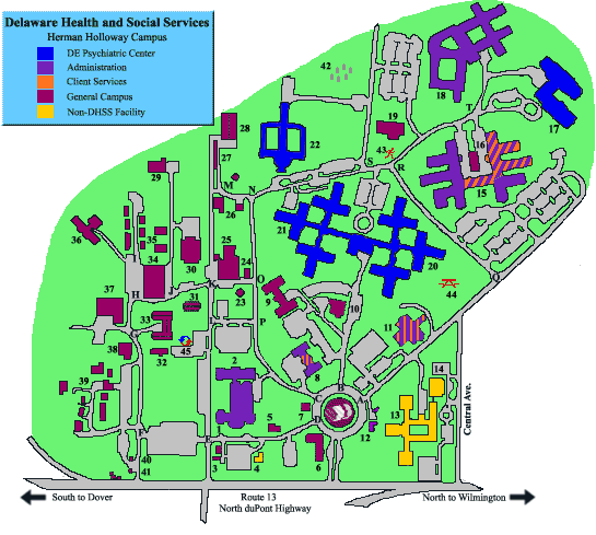 DHSS Campus Map