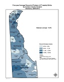 Map: enlarge map of Preterm Births 08-12