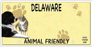 Image: Delaware Companion Animal License Plate
