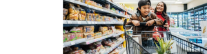 Mother & Child in Grocery Store