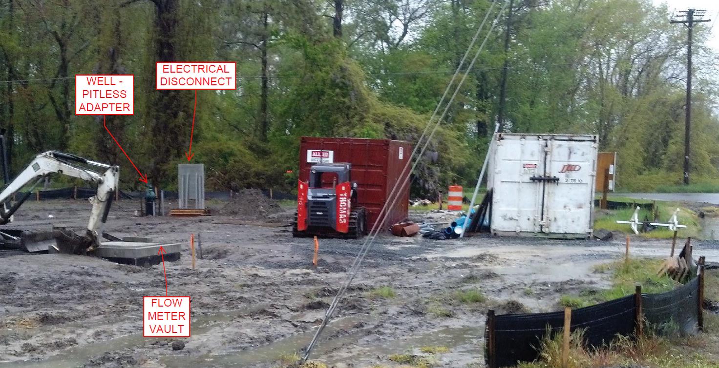 Selbyville - Cemetery Rd. May 2013 project progress
