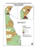 Map: Low birthweight births