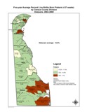Map: enlarge map of Preterm Births 04-08