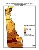 Map: Births to Unmarried Mothers 10-14