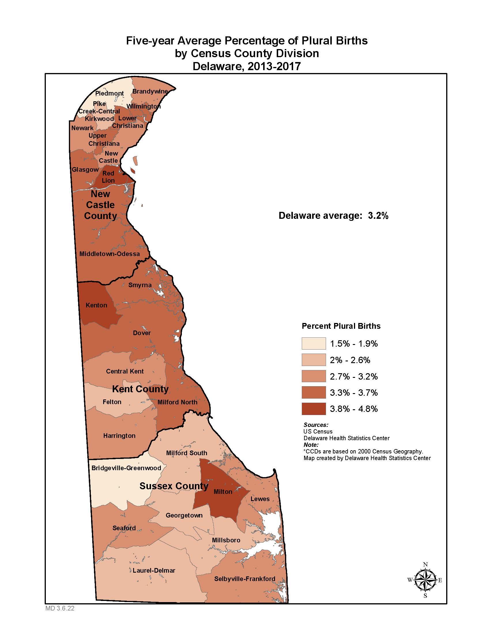 Map: Plural Births 13-17