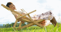 Photo: woman relaxing