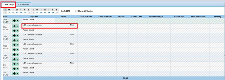 timesheet